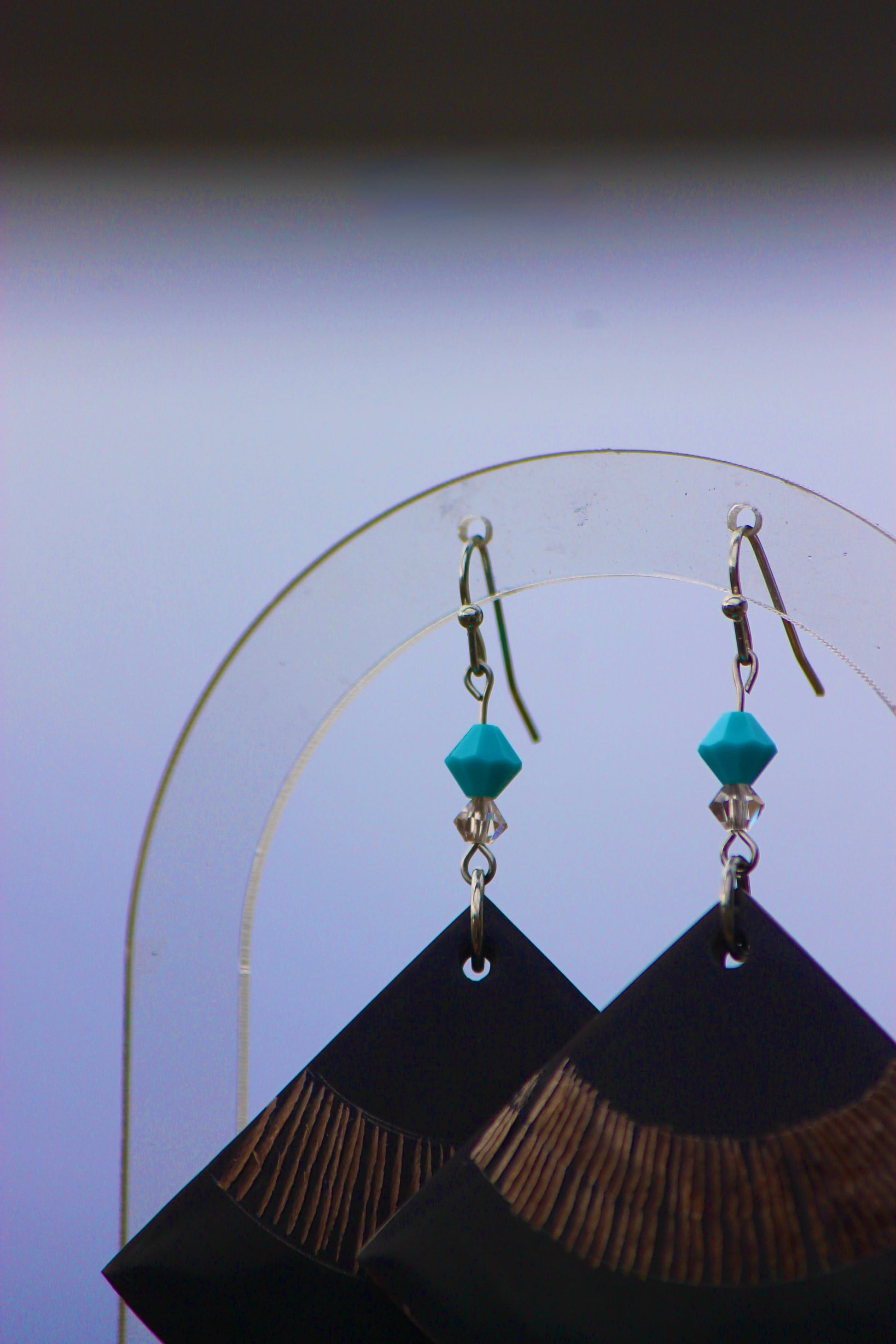 Sacred Armour — Obsidian Arrowhead Necklace & Fan bones Earring Set